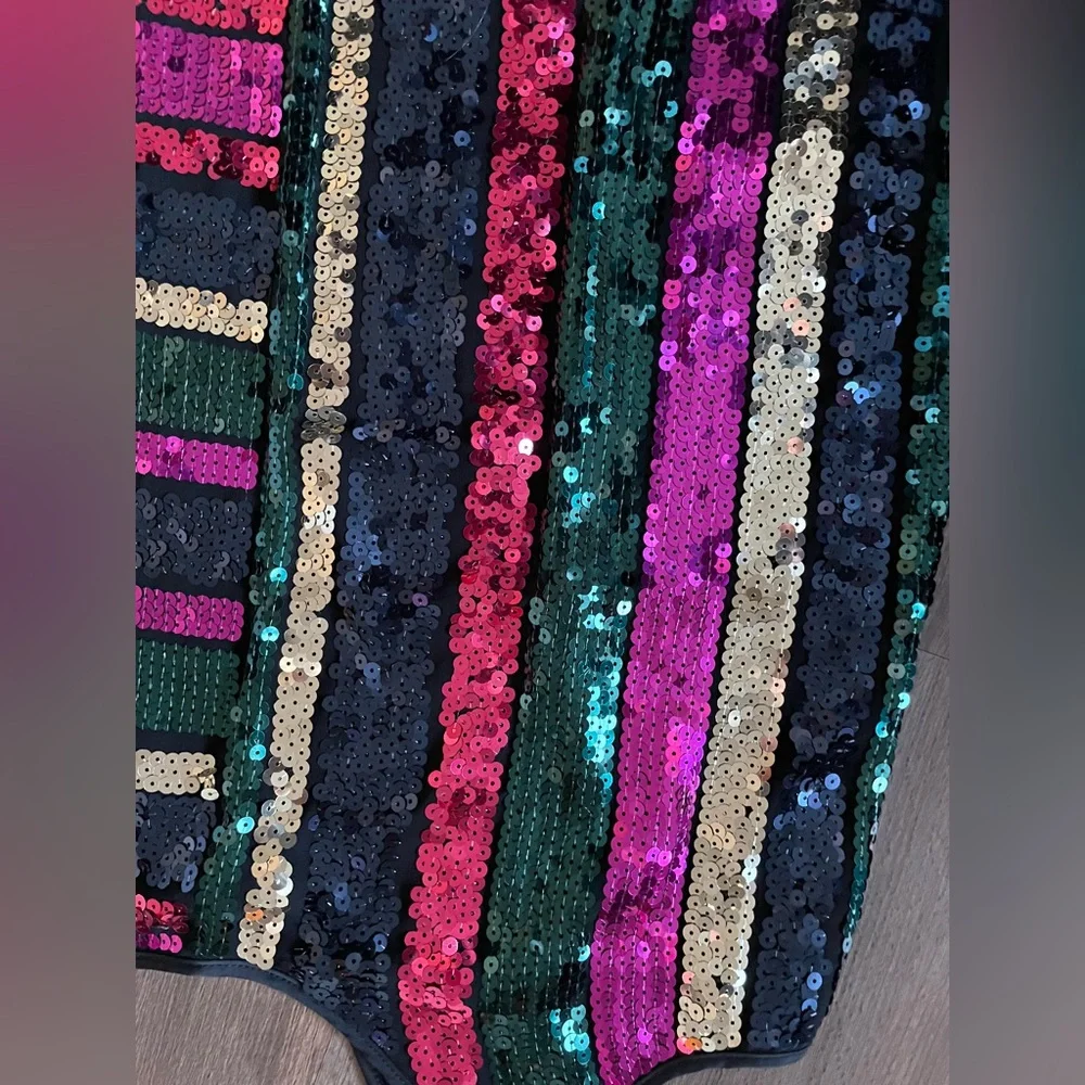 Express sequin tank top - Picture 3 of 7